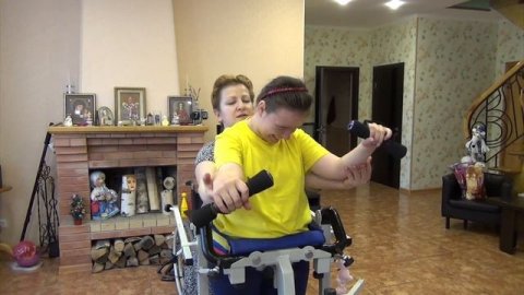 Вертикализация пациента в домашних условиях с применением ортезной системы