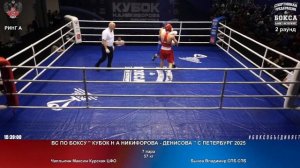 7 57 кг Чаплыгин Максим Курская ЦФО Быков Владимир СПБ СПБ