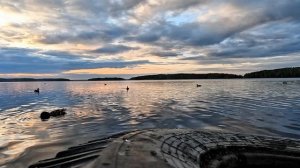 Летний вечер у озера, красотень!