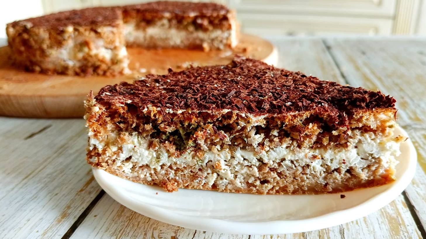 Кето торт "Растрёпка" из семян подсолнуха без глютена и без сахара!