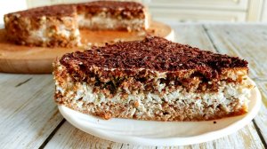 Кето торт "Растрёпка" из семян подсолнуха без глютена и без сахара!