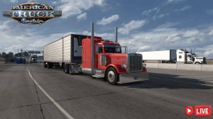 🔴 ATS (1.56)  давно не катали по Америки, играю на руле PXN V10 !!!