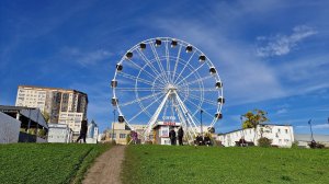 Набережная Саратова с высоты нового колеса обозрения...