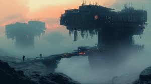 BLACK HORIZON OUTPOST ⧸⧸ Dark Ambient Sci Fi Music for Relaxation-