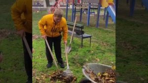 Уборка листвы