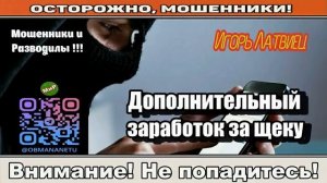 АФЕРИСТЫ 404, Дополнительный заработок..