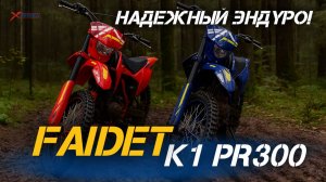 Альтернатива японцу по цене китайца!🔥 Полный обзор эндуро мотоцикла - FAIDET K1 PR300 от X-MOTORS!