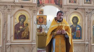 Неделя 22- я по Пятидесятнице.09.11.25 Воскресная проповедь.