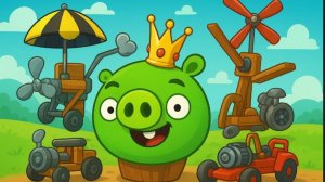 Мультфильм для детей 6+. Плохие свинки. Строим Супер-машинки 🌟 Весёлые приключения для детей