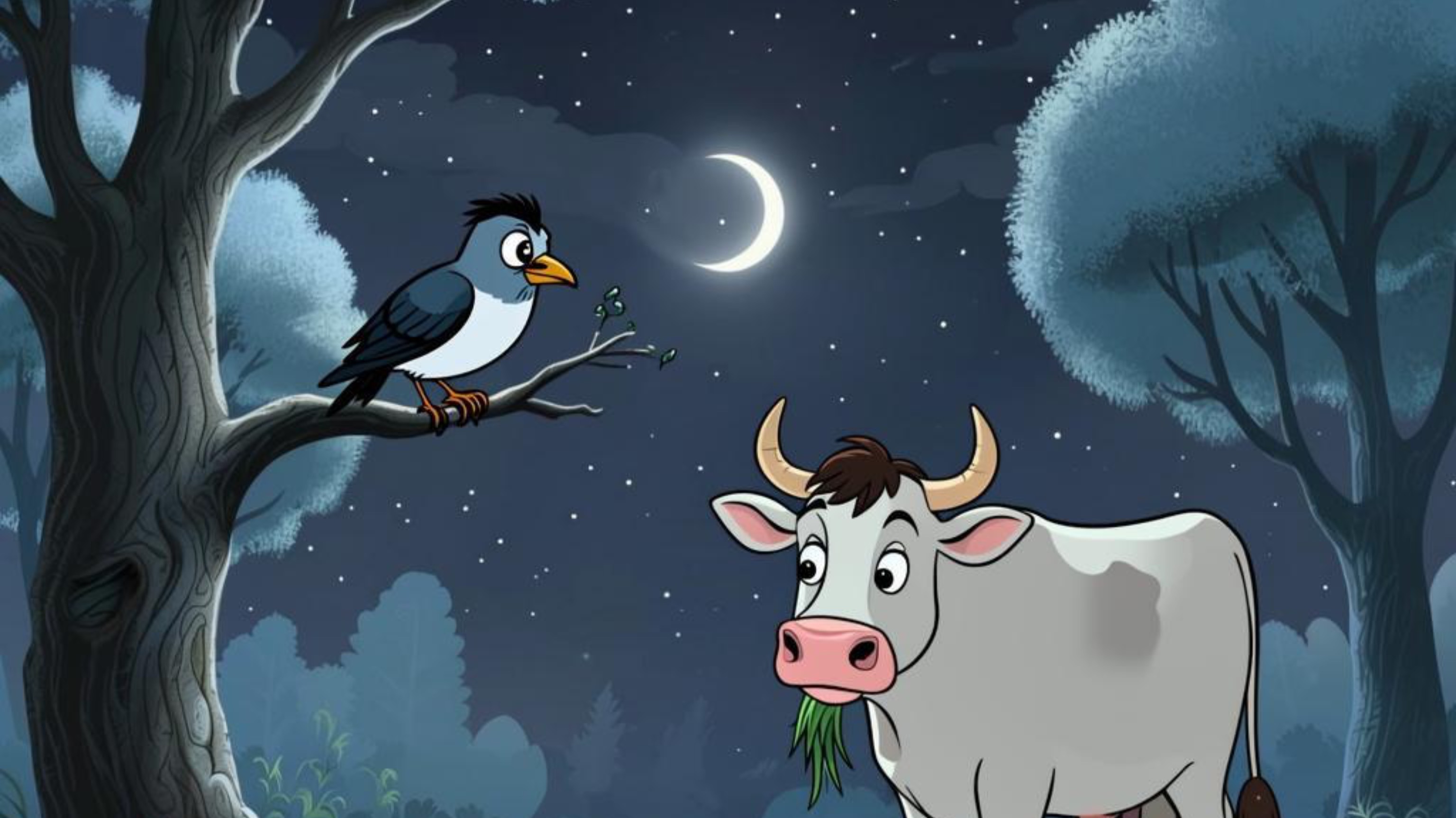 Сборник. Ворона Ася. Ночь. Корова. 乌鸦阿西亚