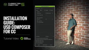 Установка NVIDIA Omniverse USD Composer для Character Creator 5 | Полный гайд по настройке пайплайна