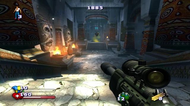 прохождение  игры  Serious Sam 2 часть 2 без комментариев