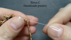 Красивые серьги из бисера 🦋