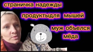 Страничка надежды Продукты для откорма мышей Все бросила и бежала за штанами Странно все это