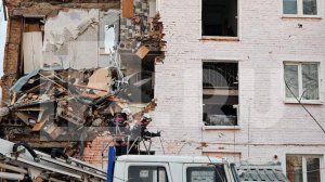 Разбор завалов обрушившегося из-за взрыва газа дома в Тульской области завершен