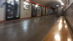 метропоезд "москва-2020" прибывает на "белорусскую"