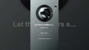 Let the scoffers shout 4+++++