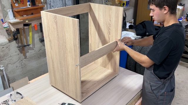 Сборка тумбы под раковину смотреть онлайн