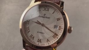 Обзор часов Audemars Piguet Jules Audemars Automatic 15120OR.OO.A088CR.03