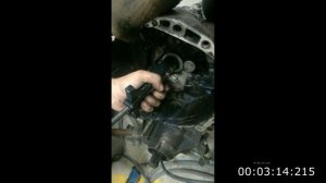 замена сальника первичного вала  кпп рено логан Renault logan