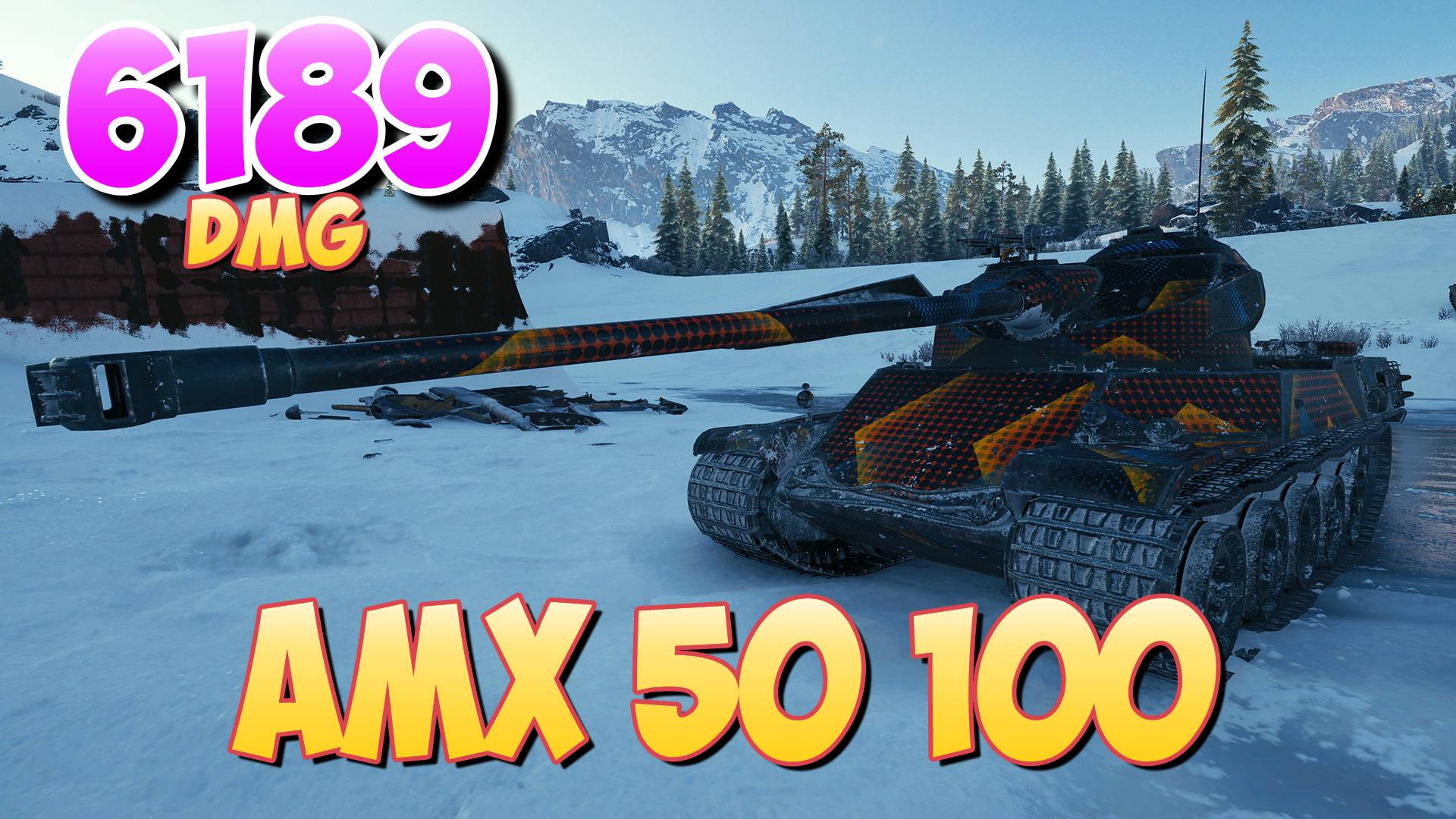 AMX 50 100 - 3 Фрагов 6.1K Урона • Бывшая легенда! • Мир Танков