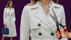 Моделирование  Midi Trench Coat