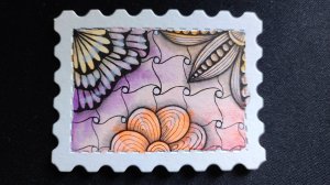 АКВАРЕЛЬНАЯ ОТКРЫТКА Три полуцветка