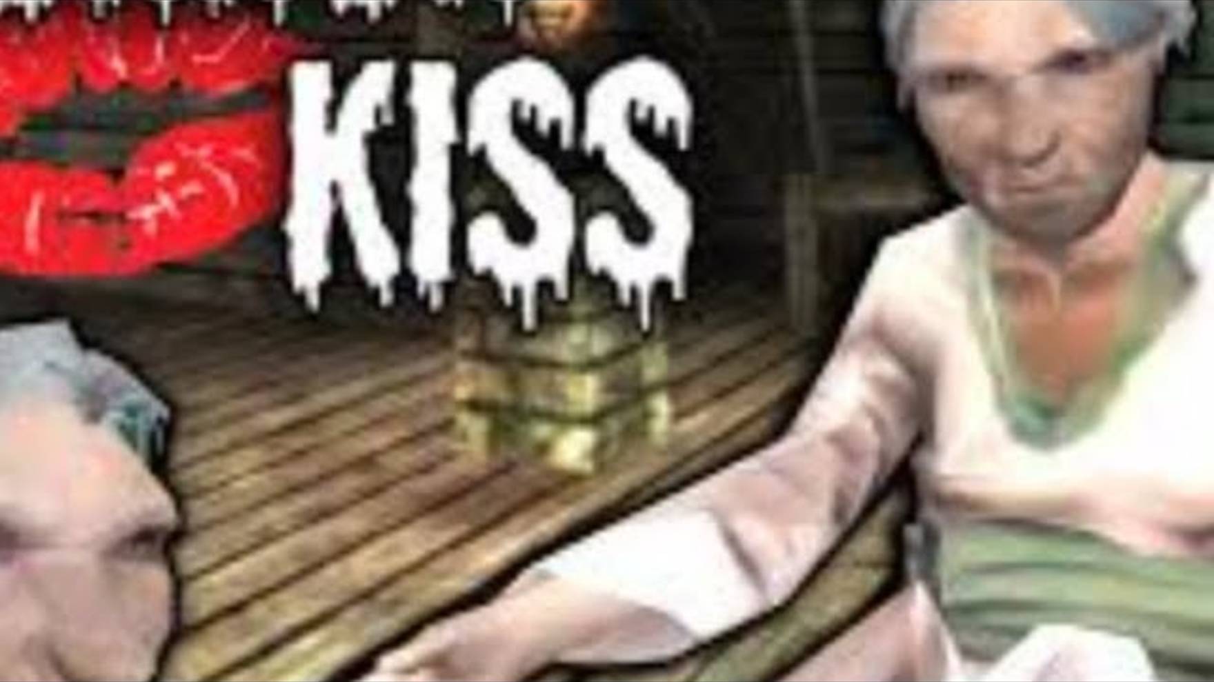 Это еще что...  Horror kiss  странная бабка гоняется за мной в попытках поцеловать 