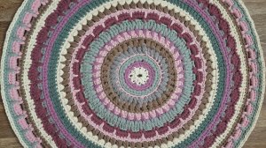 Урок 1/ Коврик из трикотажной пряжи ...