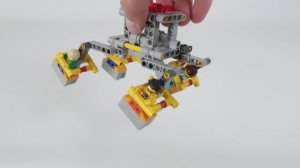 Я построил подвесные американские горки из конструктора LEGO!