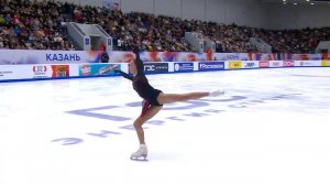 Дина Хуснутдинова выиграла третий этап Гран-при России по фигурному катанию