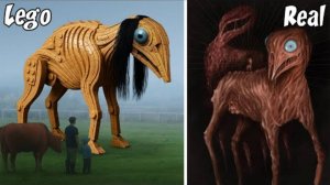 Выживание от Большого Чарли Lego Жуткие создания Тревора Хендерсона Игровой процесс Garry's Mod