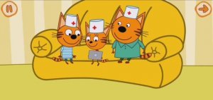 Три Кота Мультфильм Прививка для котят