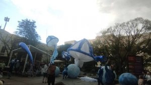 Уличный театр "Небесная карусель".