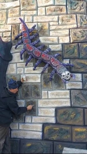 крепость детская скульптуры  из  арт бетона парк Еленовка.