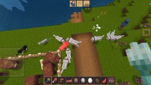 Выбираю скин, и играю в Craft Build Block