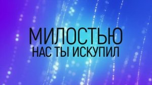 МИЛОСТЬЮ ТЫ НАС ИСКУПИЛ | 🎤 КАРАОКЕ С ТЕКСТОМ