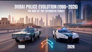 Эволюция полиции Дубая (1980–2026) | Расцвет футуристической силы!