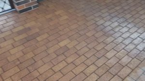 Клининг тротуарной плитки, обработка гидрофобизатором часть 3