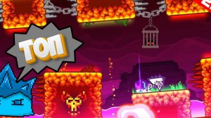 VLAD SKORP Проходит Самый красивый уровень в GEOMETRY DASH