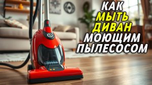 Как мыть диван моющим пылесосом