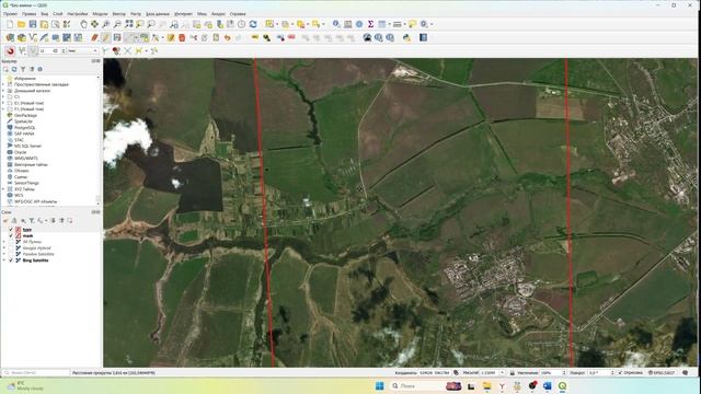 Ручное визуальное дешифрирование территории в Qgis
