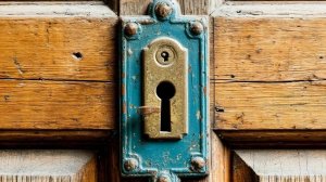 Удаляем старый замок, чтобы вставить новый.