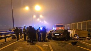 Два человека погибли в результате ДТП на Крымском мосту
