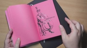 Розовый скетчбук