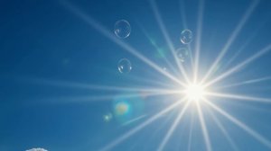 Небо. Солнце. Капли.