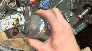 Полировка поршня 2Т мотора снегоход рысь