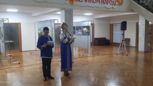 Театр Белая Ромашка ведущие Открытого микрофона. Пятигорск ЦГБ имени Горького 03.11.2025