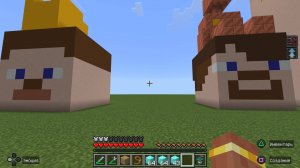 ДЕЛАЕМ НАШИ ГОЛОВЫ ТОЛЬКО ЭТО ДОМА! #ПАПАБРО #МАЙНКРАФТ #ГОЛОВЫ #ДОМ #МОДЫ