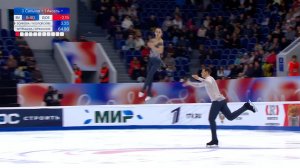 Бойкова и Козловский чисто исполнили четверной выброс на этапе Гран-при: видео